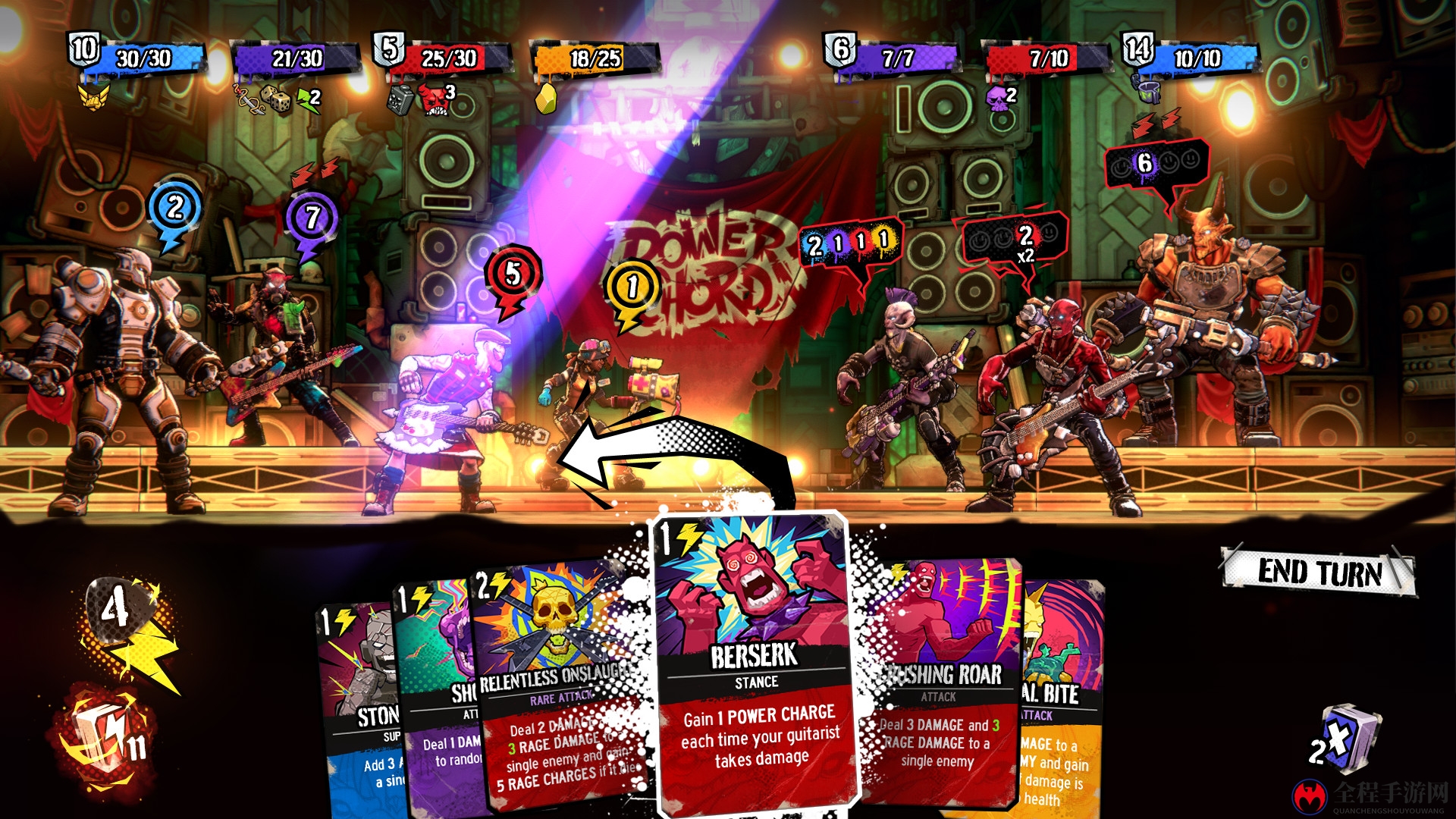 类肉鸽卡牌游戏《Power Chord》试玩Demo上线 12月正式发售