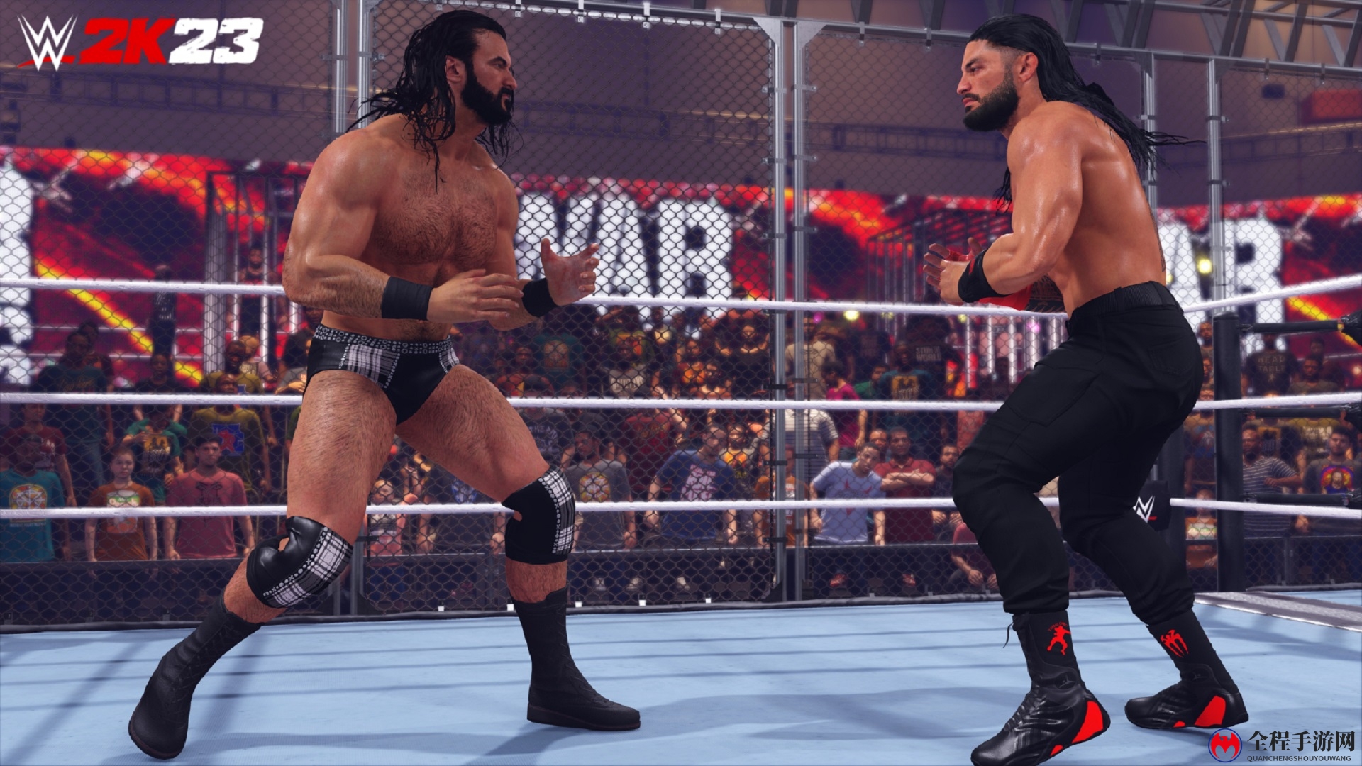 激情大乱斗 《WWE 2K23》“战争游戏”模式实机演示