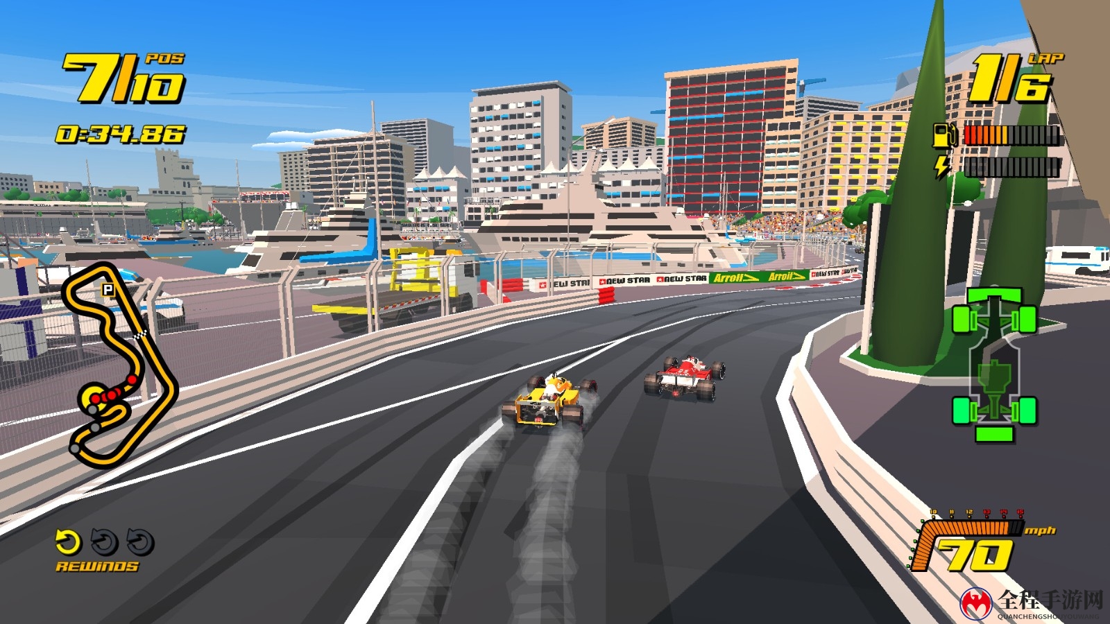 F1赛车新游《New Star GP》上架steam 复古街机风