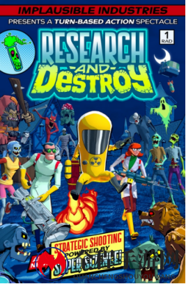 新形态回合制动作游戏《RESEARCH and DESTROY》今天起可于Steam下载体验版！