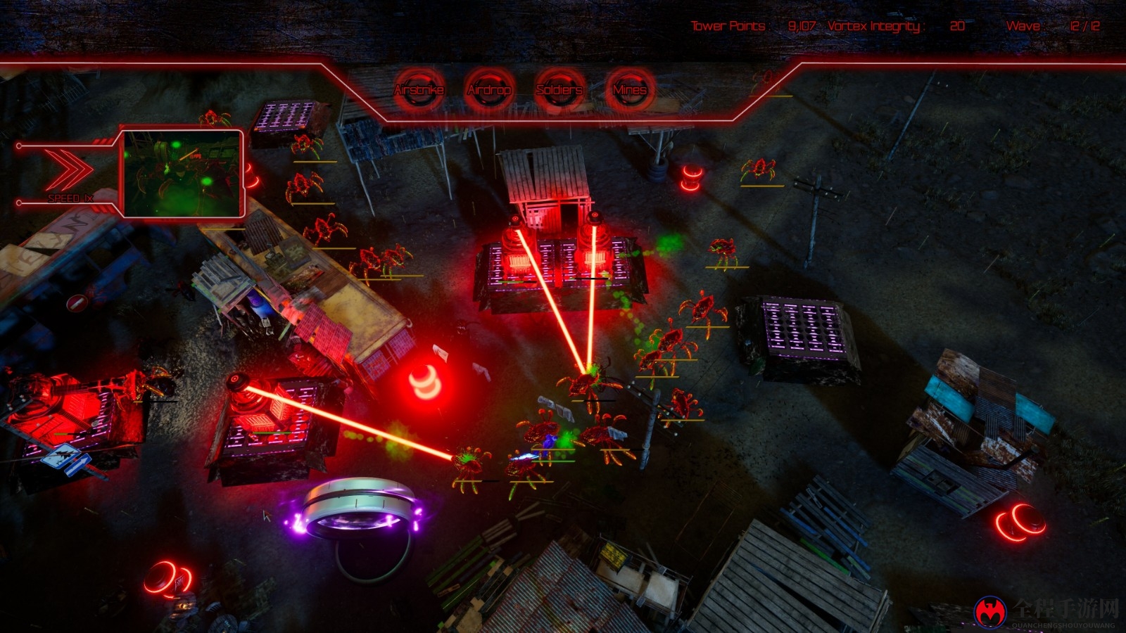 《CARNAGE OFFERING》steam发售 SF塔防好评游戏