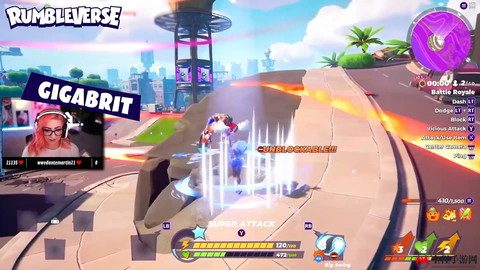 免费多人游戏《Rumbleverse》8月11日发售 新预告发布