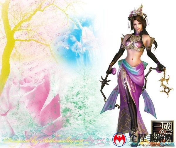 《真三国无双8》貂蝉设定图公布 妖艳舞姬性感无比