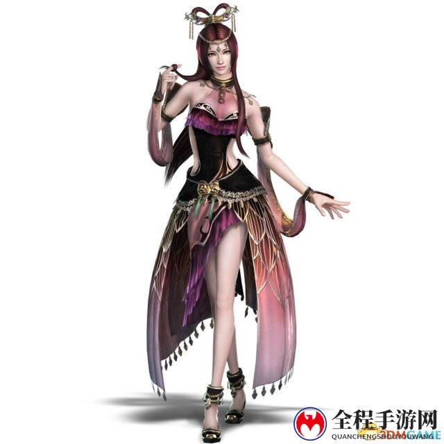 《真三国无双8》貂蝉设定图公布 妖艳舞姬性感无比