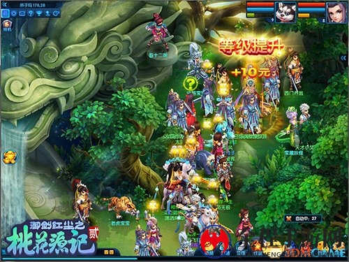 抢红包抽神兽 YY《桃花源记2》新服预创建开启