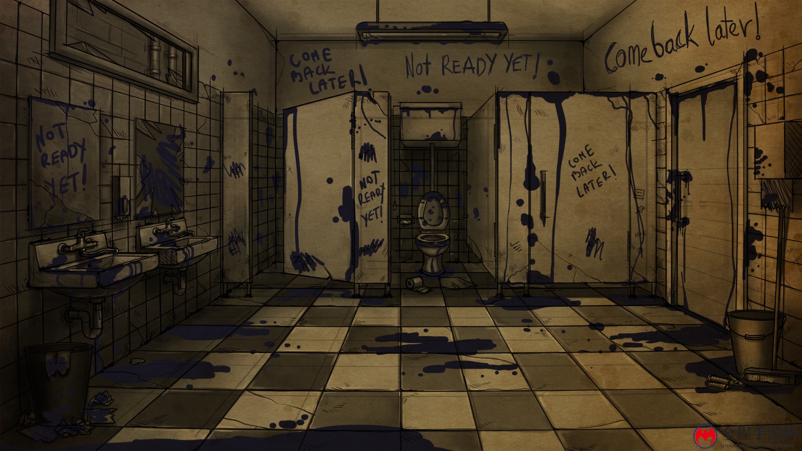 好评率71%！Steam手绘风恐怖解谜新作《噩梦：发烧》