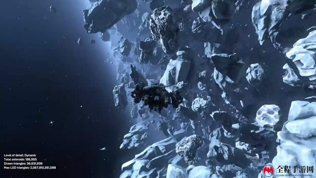 英伟达用Asteroids展示网格着色技术 显著提高图像质量