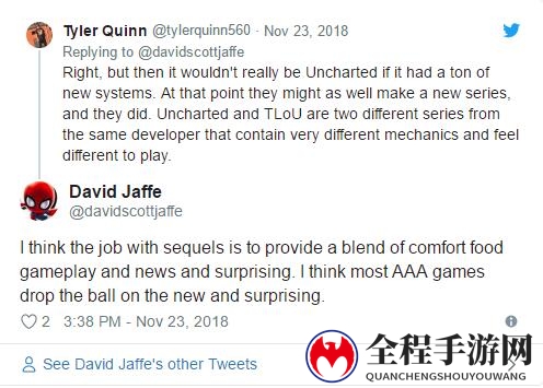 《战神》之父吐槽现代3A游戏：重复性太高缺乏乐趣！