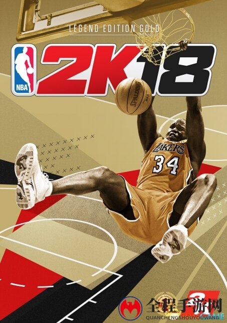 NBA2K18传奇版封面曝光 大鲨鱼奥尼尔荣耀重返篮坛