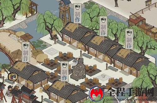 江南百景图仙鹤铜像图片