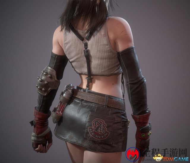 气质美丽性感！英雄联盟艺术师新创作FF7蒂法CG照