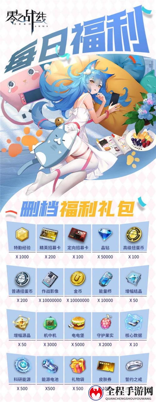 最休闲二次元卡牌手游《零之战线》今日删档测试启动！