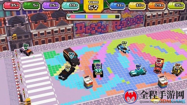 点阵风赛车新游Switch《BOXY RACERS》最新情报