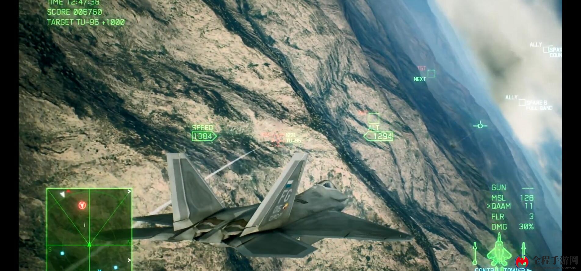 猛禽掠空！《皇牌空战7》战机介绍视频第八部F-22A