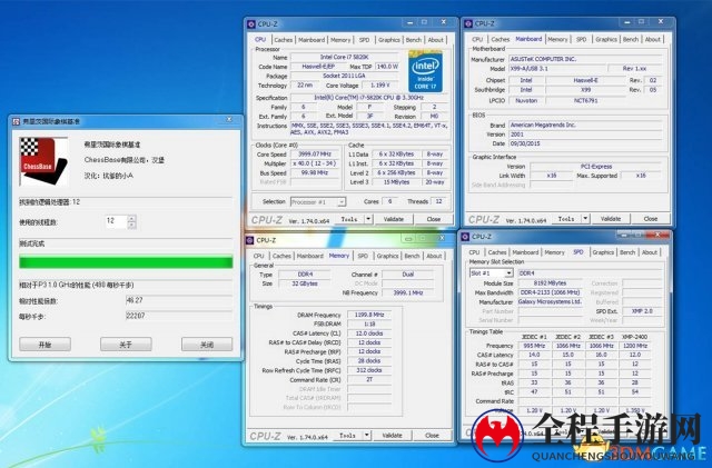 Intel Core i7-5820K的CPU性能测试