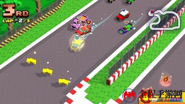 点阵风赛车新游Switch《BOXY RACERS》最新情报