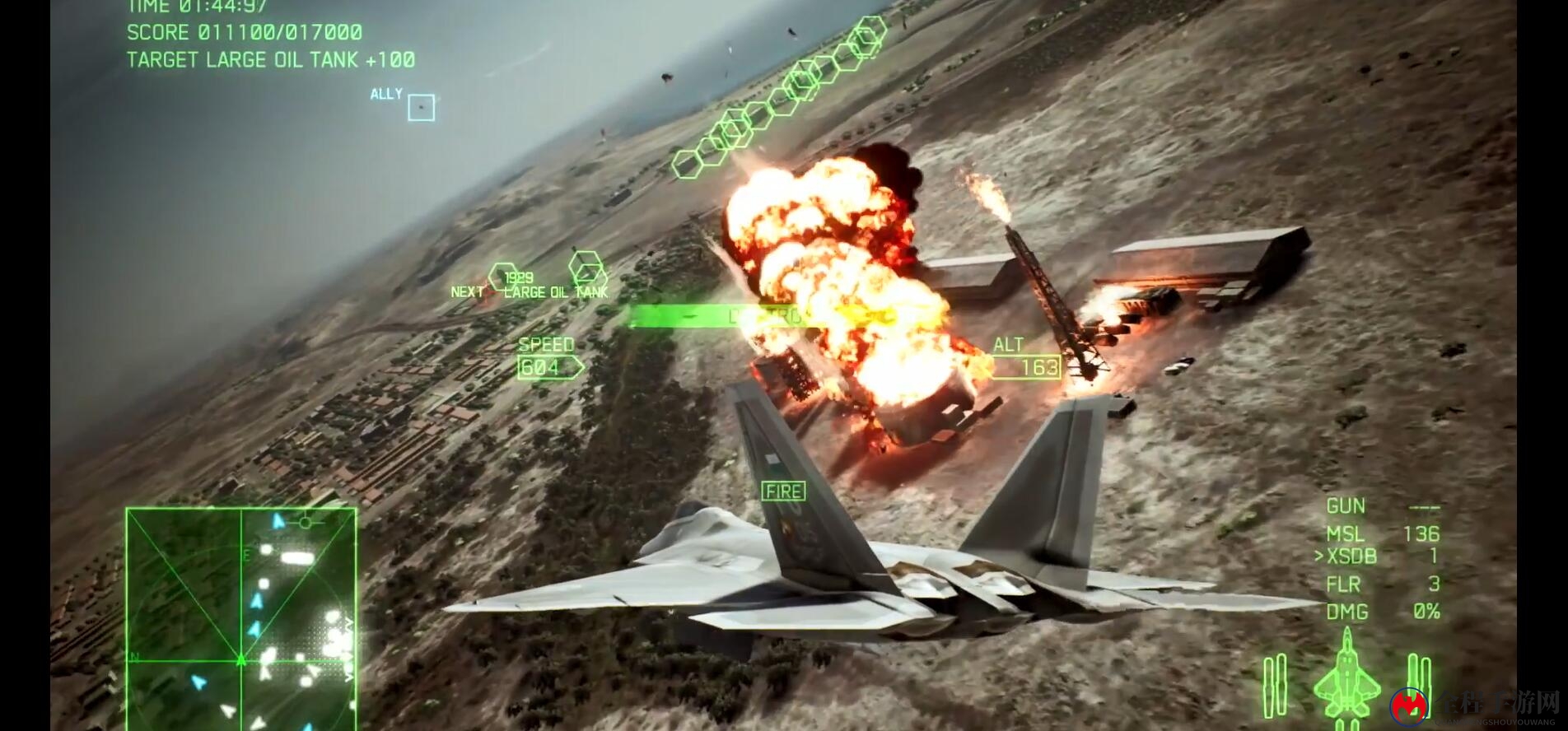 猛禽掠空！《皇牌空战7》战机介绍视频第八部F-22A