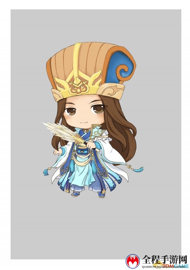 《幻想三国志5》诸葛亮手办白模曝光 游戏令人期待