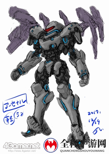 《守护神X机甲》设计草图 可以抢夺更换敌人部件