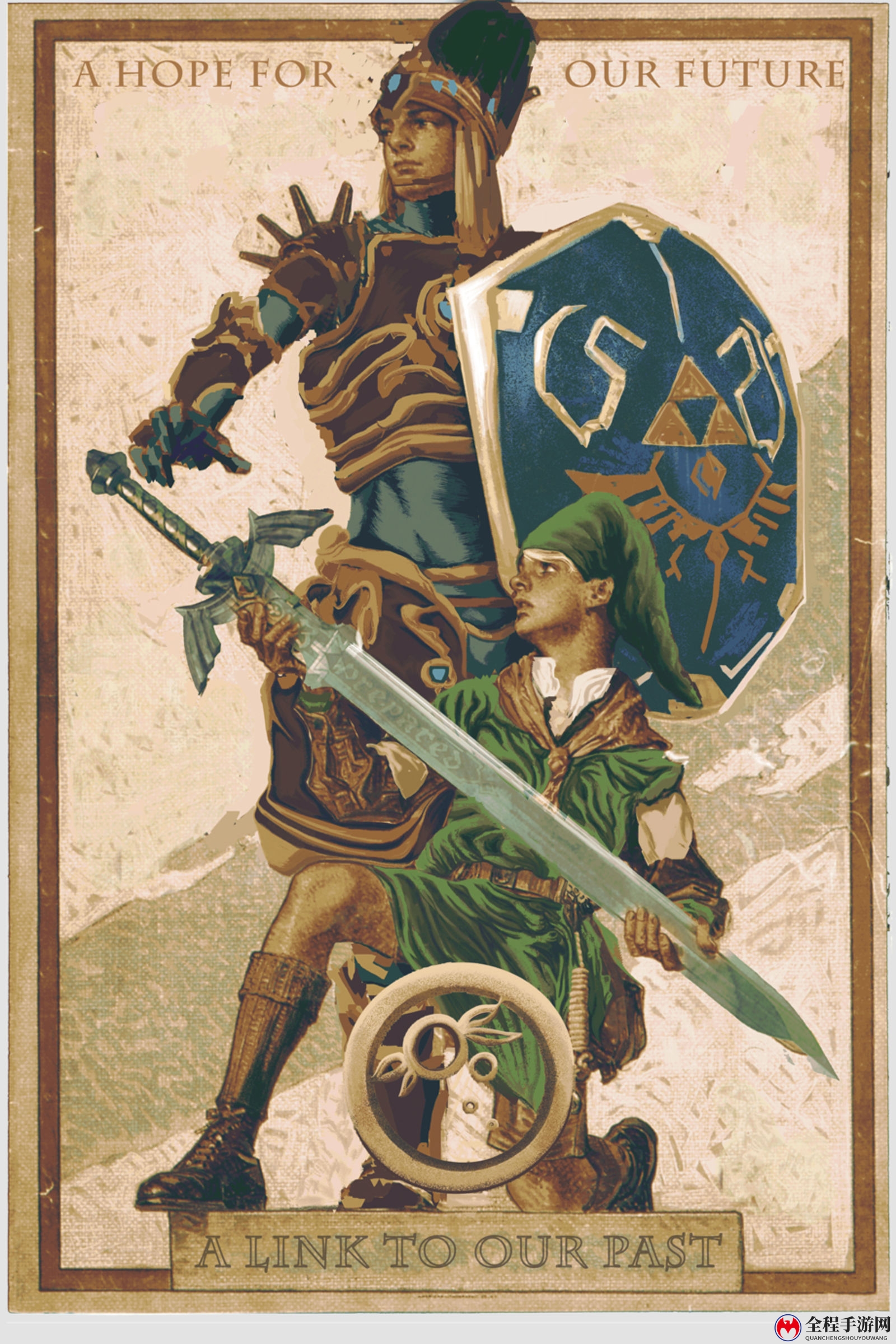 游戏角色乱入二战海报 国外原画师精彩作品画风独特