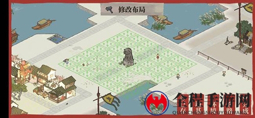 江南百景图彩云狸雕像寻位，布局效果解析
